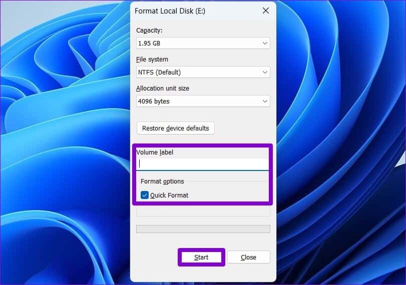 Format-Drive-Using-File-Explorer-on-Windows-11-811x570 تهيئة وفورمات القرص الثابت hdd و ssd على Windows 11