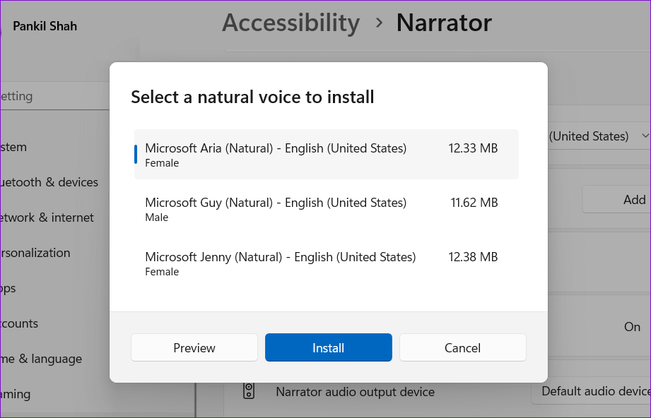 Install-Narrator-Voices-on-Windows كيفية جعل Windows 11 يقرأ النص بصوت عالٍ باستخدام Narrator