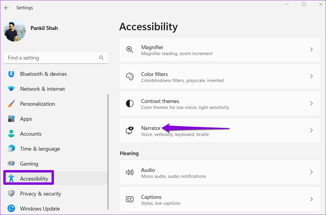 Narrator-on-Windows-11 كيفية جعل Windows 11 يقرأ النص بصوت عالٍ باستخدام Narrator