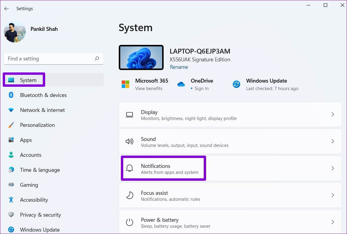 Notification-Settings-on-Windows-11-1-1160x782 طرق إصلاح عدم عمل إشعارات Google Chrome على Windows 11