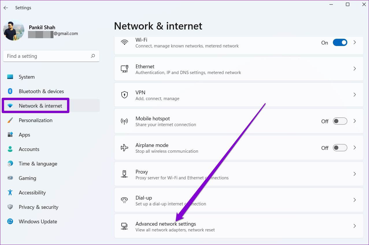 Open-Advanced-Network-Settings-1277x847 أفضل 9 طرق حل مشكلة بطء الإنترنت في ويندوز 11