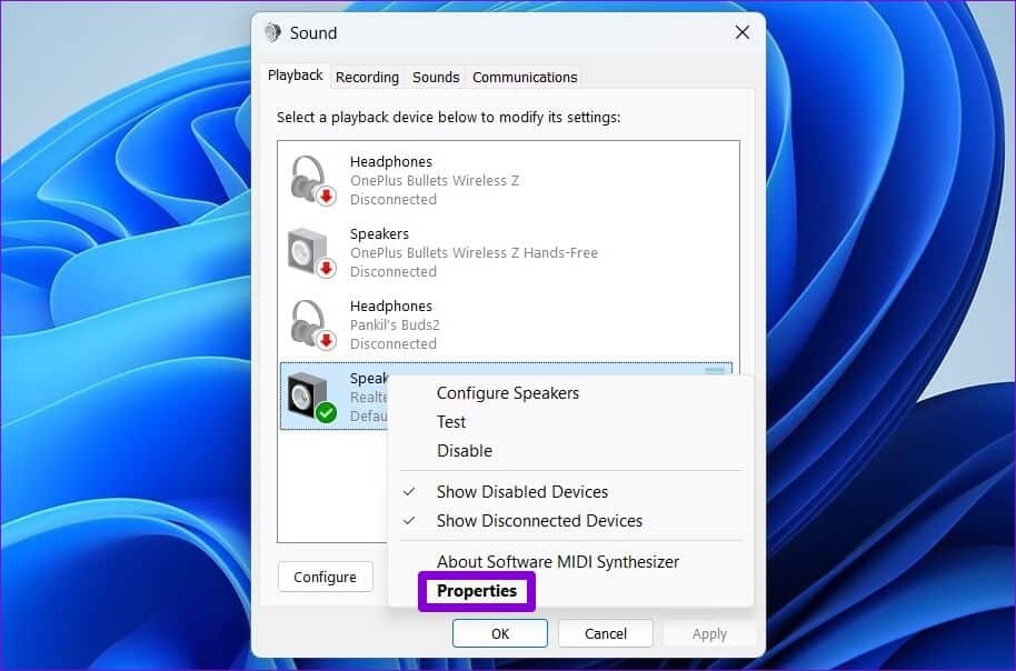 Open-Audio-Properties-1-914x604 أفضل 7 طرق إعداد Dolby Atmos أو الصوت المحيطي على Windows 11