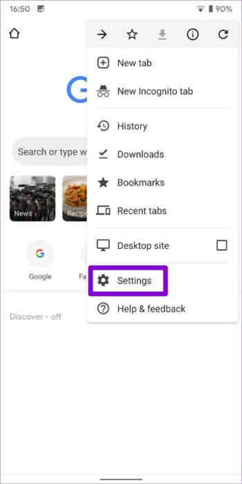 Open-Settings-in-Google-Chrome-for-Mobile-1082x2162-e1657536231565 كيفية تمكين أو تعطيل الملء التلقائي لكلمات المرور في Google Chrome