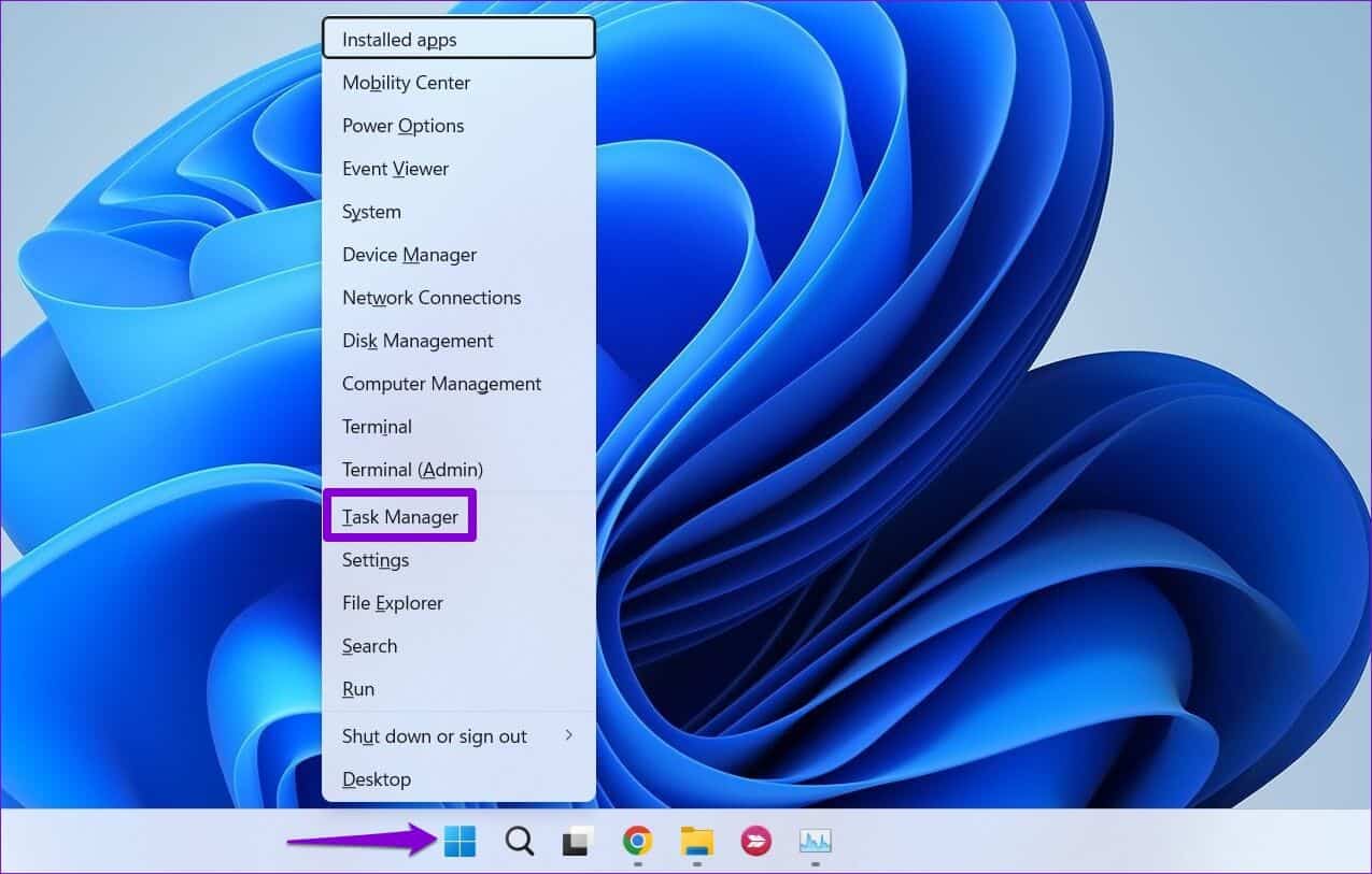 Open-Task-Manager-on-Windows-2-1-1275x813 أفضل 7 طرق لإصلاح عدم فتح مركز العمل على Windows 11