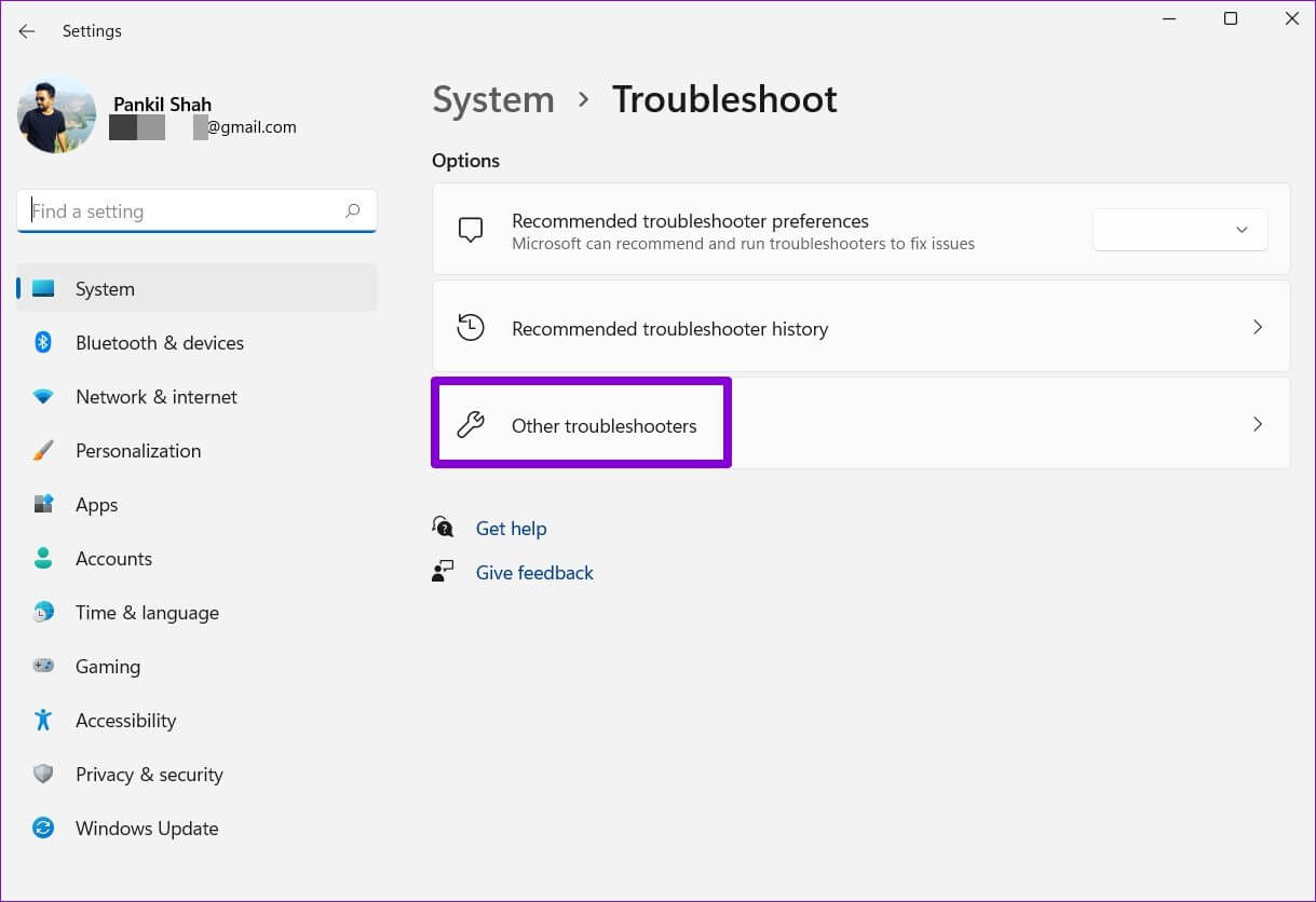 Other-Troubleshooter-3-1219x836 أفضل 9 طرق حل مشكلة بطء الإنترنت في ويندوز 11