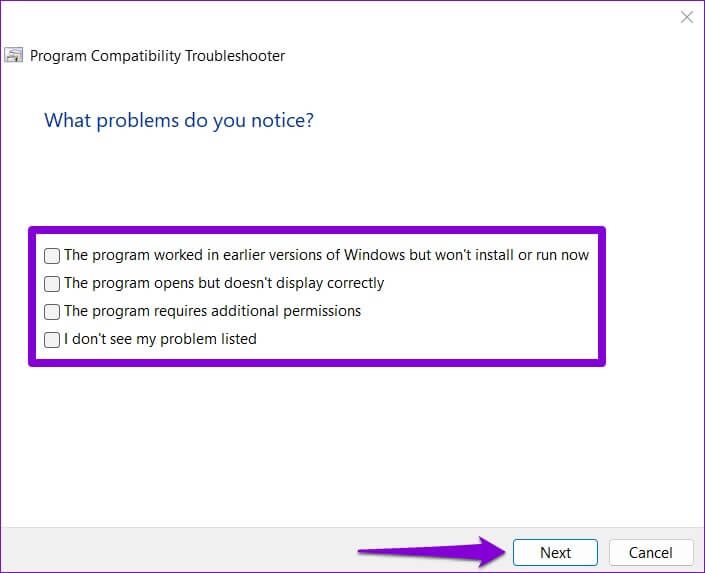 Problems-While-Loading-Program-705x573 أفضل 3 طرق لجعل البرامج القديمة متوافقة على Windows 11