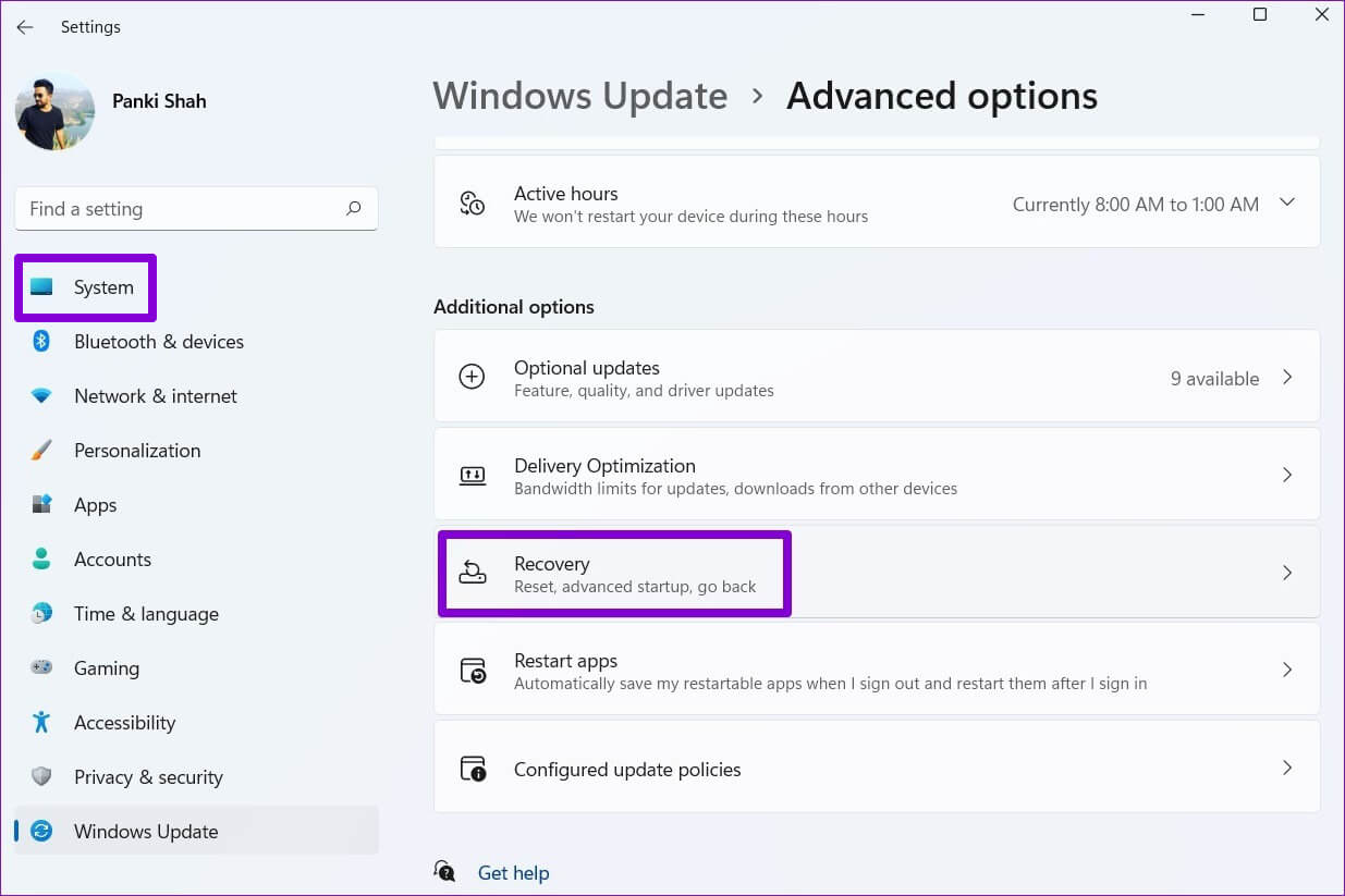 Recovery-on-Windows-1235x823 كيفية إصلاح التطبيقات الافتراضية المفقودة على Windows 11
