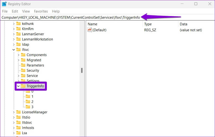 Registry-Editor-9-909x579 طرق إصلاح خدمات الموقع Greyed Out على Windows 11