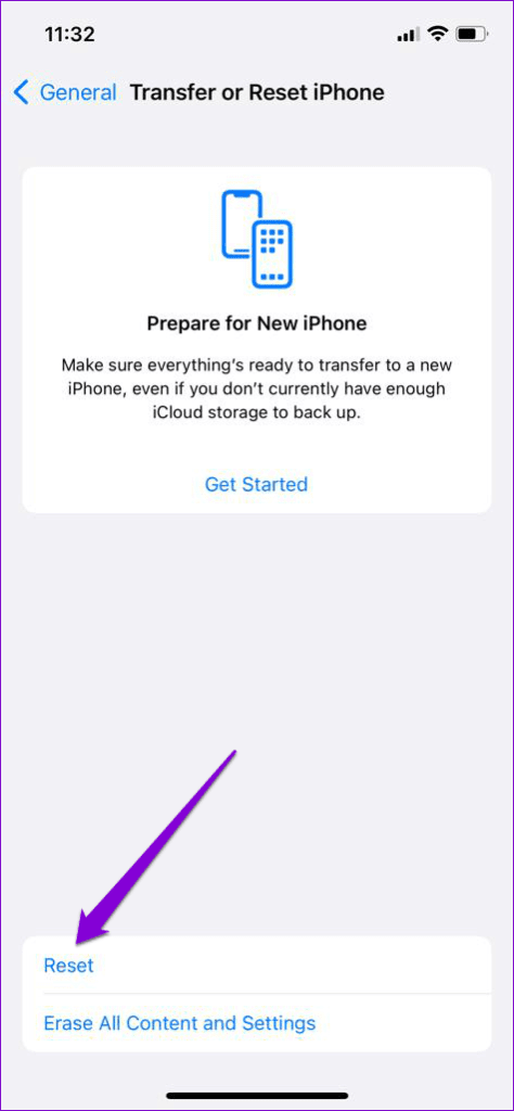 Reset-iPhone-3-474x1024-3 أفضل 7 إصلاحات لعدم ظهور غلاف العمل الفني لألبوم Apple Music لا يظهر على iPhone