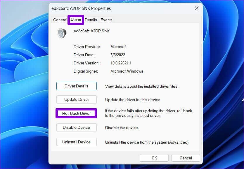Roll-Back-Sound-Driver-835x580 أفضل 7 طرق إعداد Dolby Atmos أو الصوت المحيطي على Windows 11