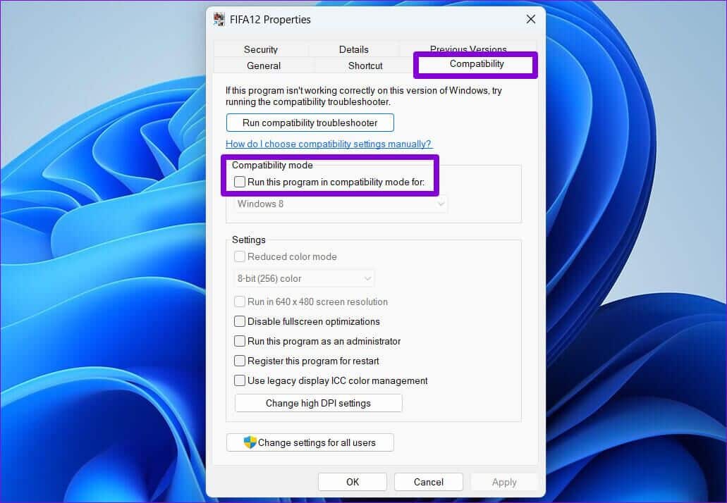 Run-Program-in-Compatibility-Mode-1031x714 أفضل 3 طرق لجعل البرامج القديمة متوافقة على Windows 11