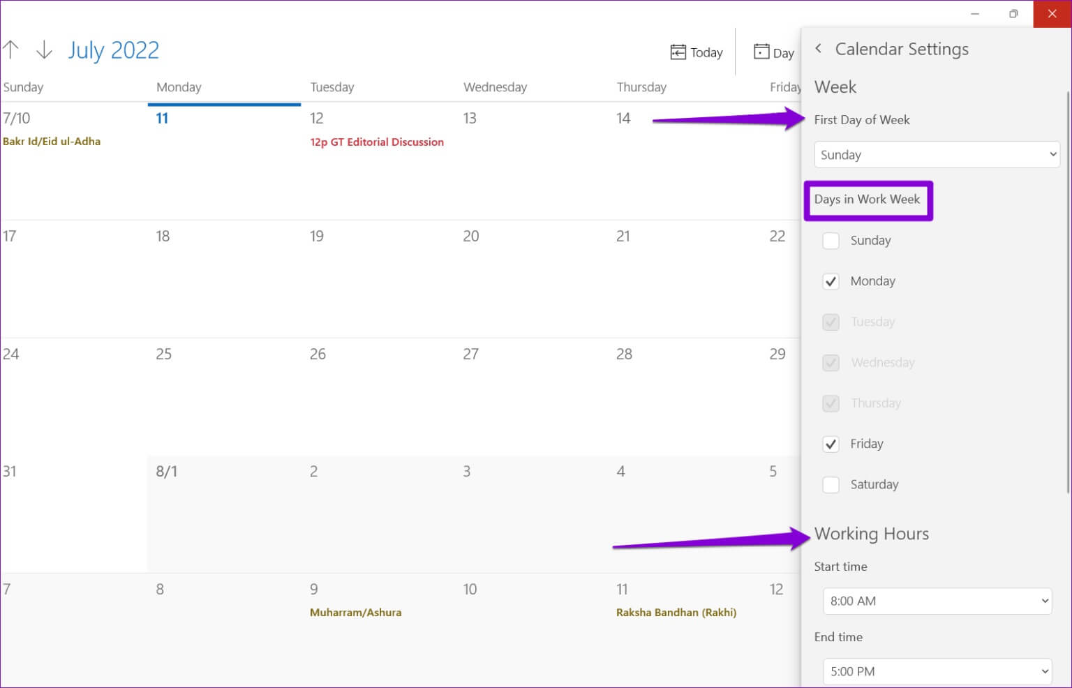 Settings-in-Calendar-App-1536x986-1-1536x986 كيفية استخدام تقويم Google على Windows 11