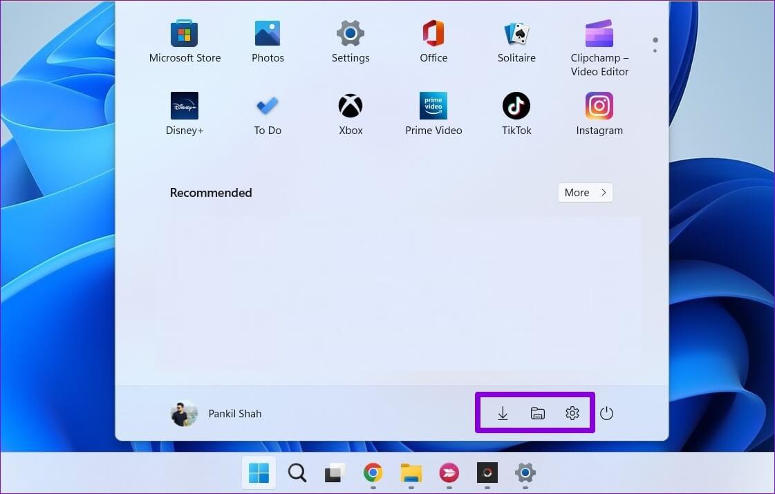 Start-Menu-Icons-1121x715 طرق إصلاح الرموز المفقودة من قائمة ابدأ في Windows 11