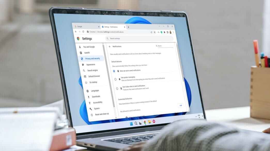 Top-Ways-to-Fix-Google-Chrome-Notifications-Not-Working-on-Windows-11-1045x587 طرق إصلاح عدم عمل إشعارات Google Chrome على Windows 11