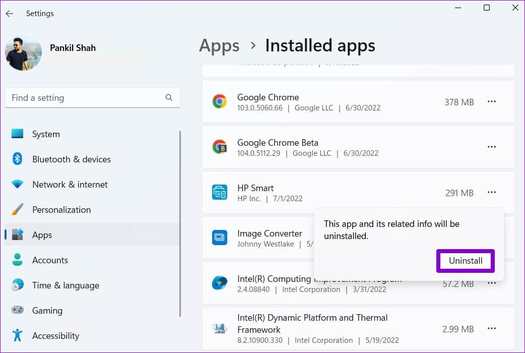 Uninstall-Printer-Software-From-Windows-11-1042x700 طرق إصلاح تعذر إزالة الطابعة في Windows 11