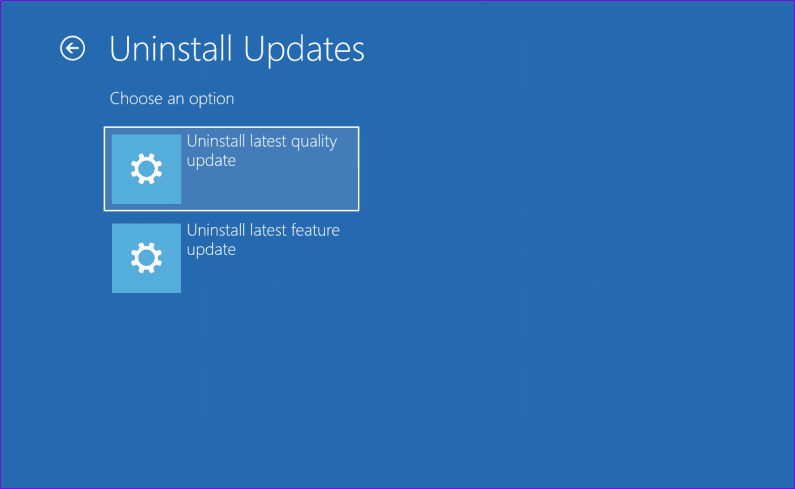 Uninstall-Update-From-WindowsRE أفضل 4 طرق لإزالة التحديثات على Windows 11