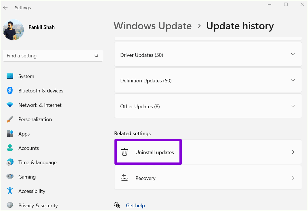 Uninstall-Updates-on-Windows-11 أفضل 4 طرق لإزالة التحديثات على Windows 11