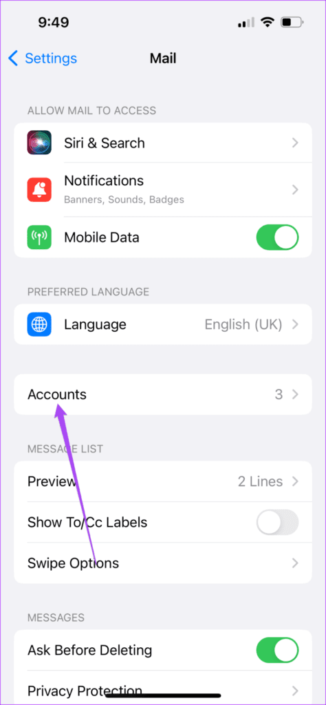 accounts-mail-settings-iphone-1-474x1024-1 أفضل 6 حلول لعدم عمل إشعارات تطبيق البريد Mail على iPhone