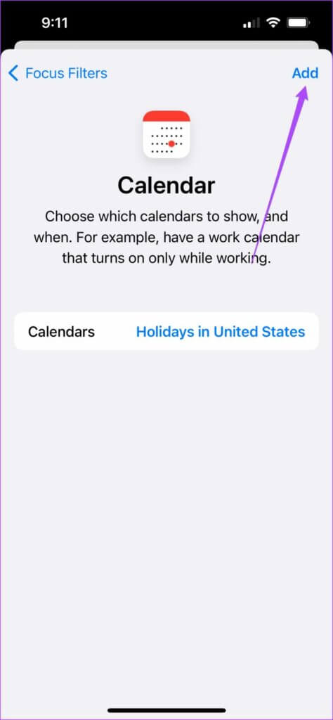 add-calendar-as-focus-filter-iphone-474x1024-1-474x1024 كيفية استخدام فلاتر التركيز على iPhone