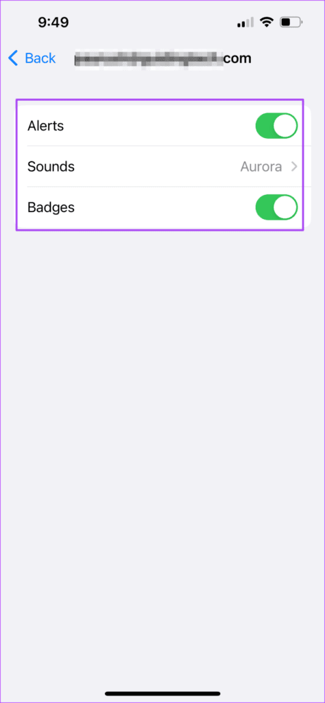 alerts-and-badges-for-email-account-mail-app-iphone-474x1024-1 أفضل 6 حلول لعدم عمل إشعارات تطبيق البريد Mail على iPhone
