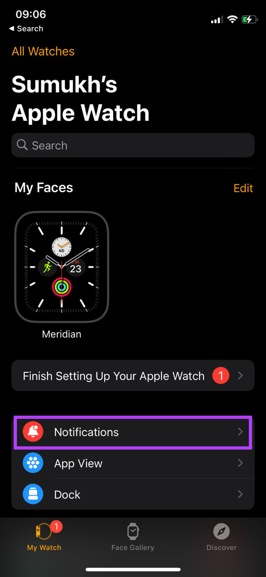 apple-watch-notif-2-887x1920 أفضل 8 طرق لإصلاح عدم تلقي إشعارات Apple Watch