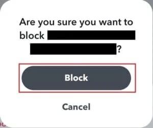 confirm-by-taping-on-block-in-the-pop-up-300x250-1-300x250 كيفية مسح نقاط Snapchat الخاصة بك