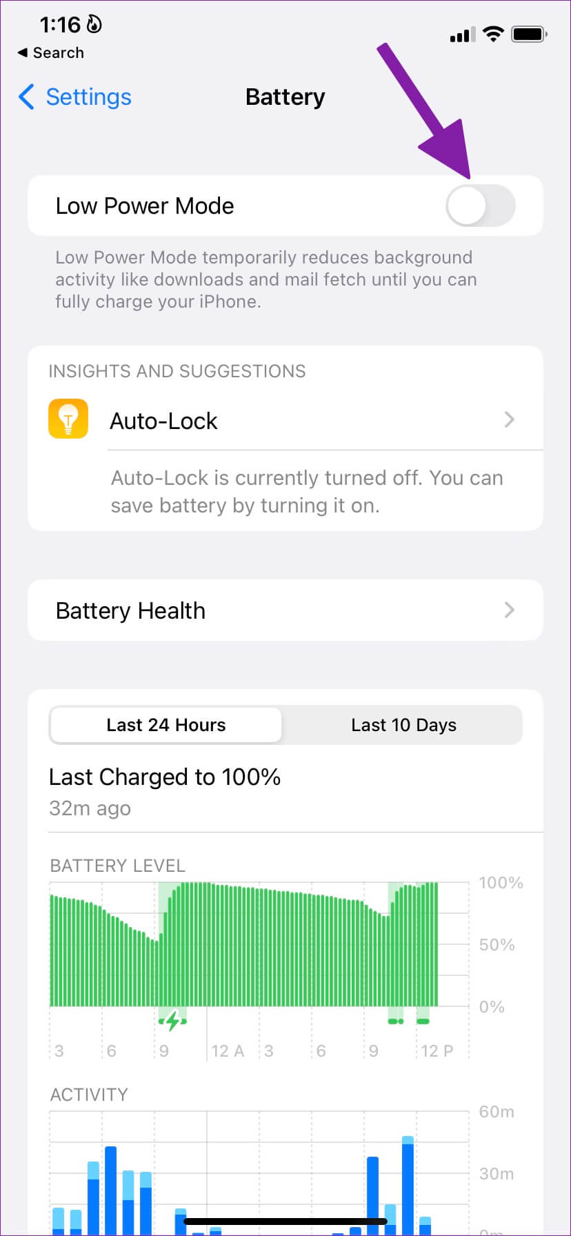 disable-low-power-mode-2-828x1792 ما سبب عدم ظهور الإشعارات و تأخرها في iPhone ؟