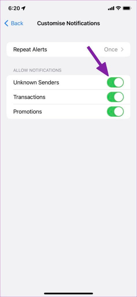disable-notifications-for-unknown-senders-473x1024-1-473x1024 كيفية حظر الرسائل النصية من أرقام غير معروفة على iPhone و Android