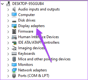 display-adapters-device-managers-windows-11 أفضل 9 إصلاحات لعدم عمل برنامج Netflix على Windows 11