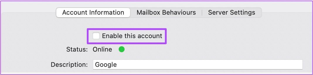 enable-email-account-mac--1068x256 كيفية إصلاح عدم عمل Apple Mail Search على Mac