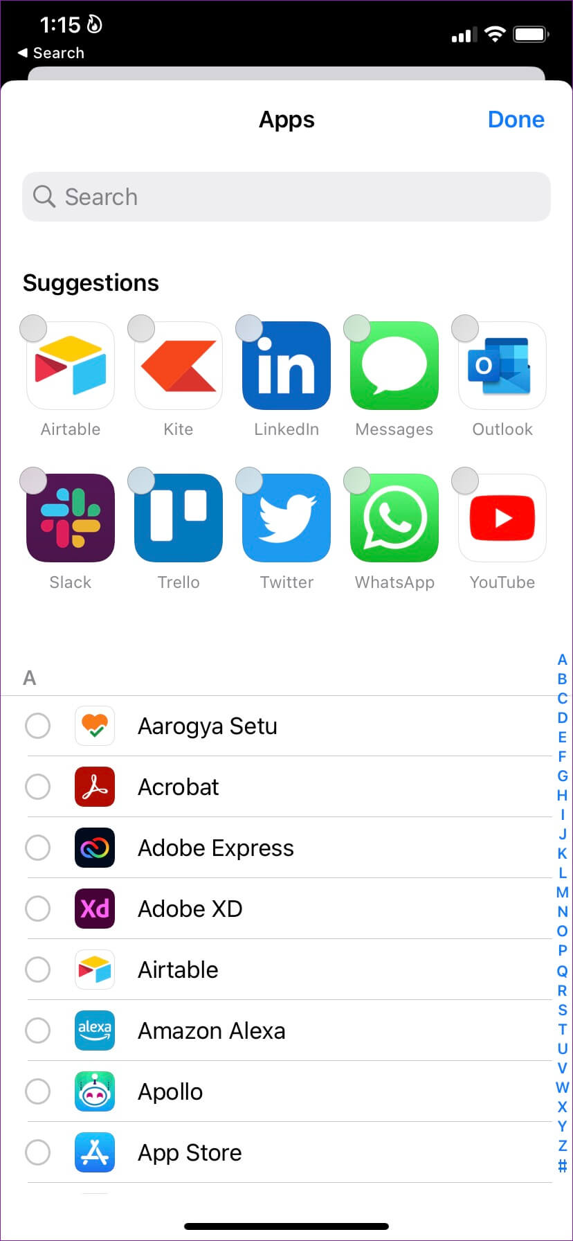 exclude-apps-in-scheduled-summary-828x1792 ما سبب عدم ظهور الإشعارات و تأخرها في iPhone ؟