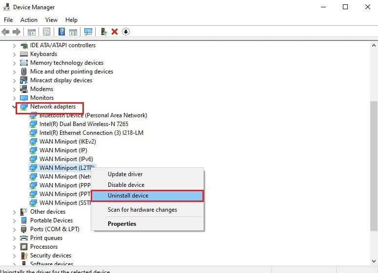 expand-the-network-adapters-option-in-the-list-ri-775x561 إصلاح أخطاء برنامج الاتصال بسطح المكتب البعيد