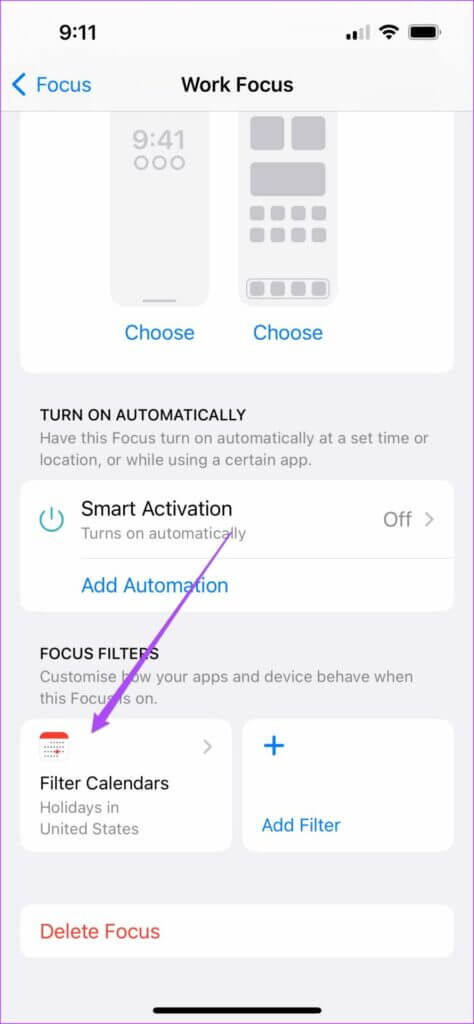 filter-calendars-focus-mode-iphone-474x1024-1-474x1024 كيفية استخدام فلاتر التركيز على iPhone