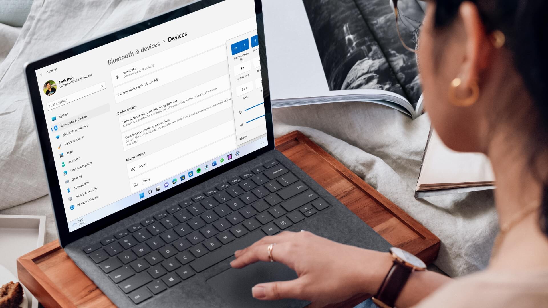 fix-bluetooth-audio-delay-on-windows-11-1920x1080 إصلاح تأخر صوت Bluetooth على Windows 11