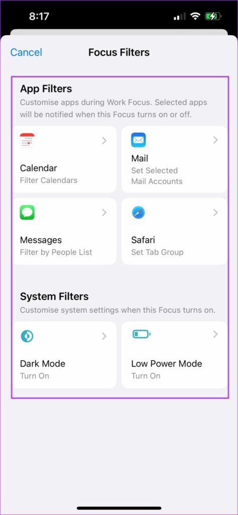 focus-filter-options-focus-mode-iphone-474x1024-1-474x1024 كيفية استخدام فلاتر التركيز على iPhone