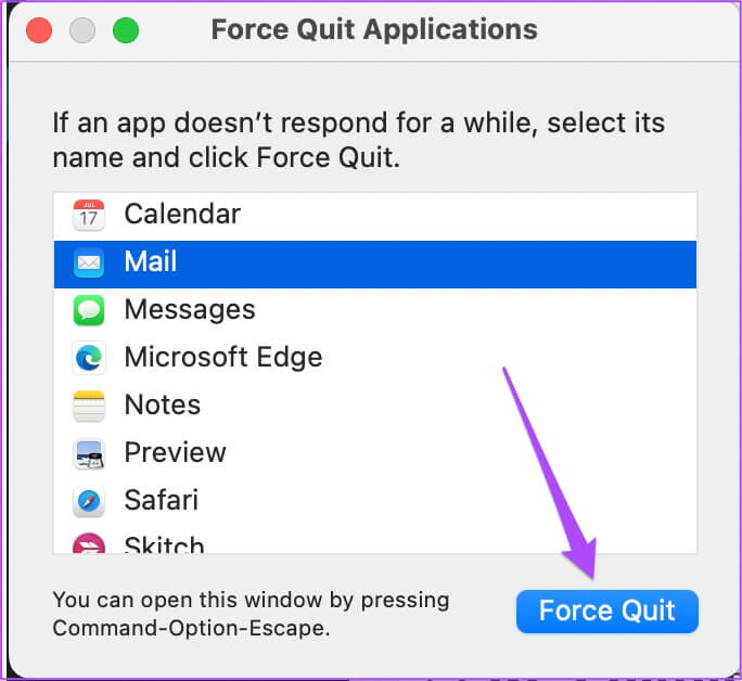 force-quit-mail-app-mac-2-684x628 كيفية إصلاح عدم عمل Apple Mail Search على Mac
