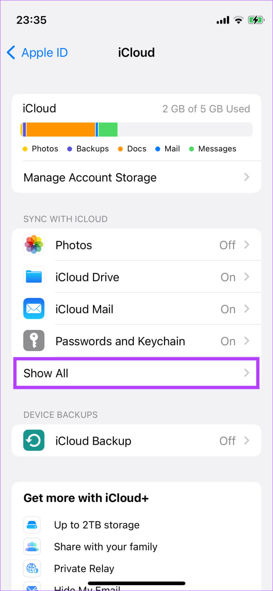 imessage-acc-12-887x1920 كيفية إصلاح خطأ عدم تطابق حسابات iCloud و iMessage على iPhone