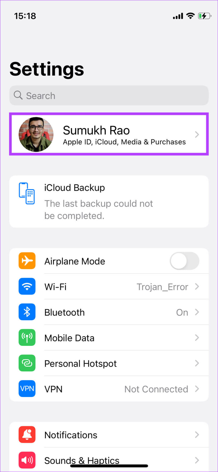 imessage-acc-6-1-887x1920 كيفية إصلاح خطأ عدم تطابق حسابات iCloud و iMessage على iPhone