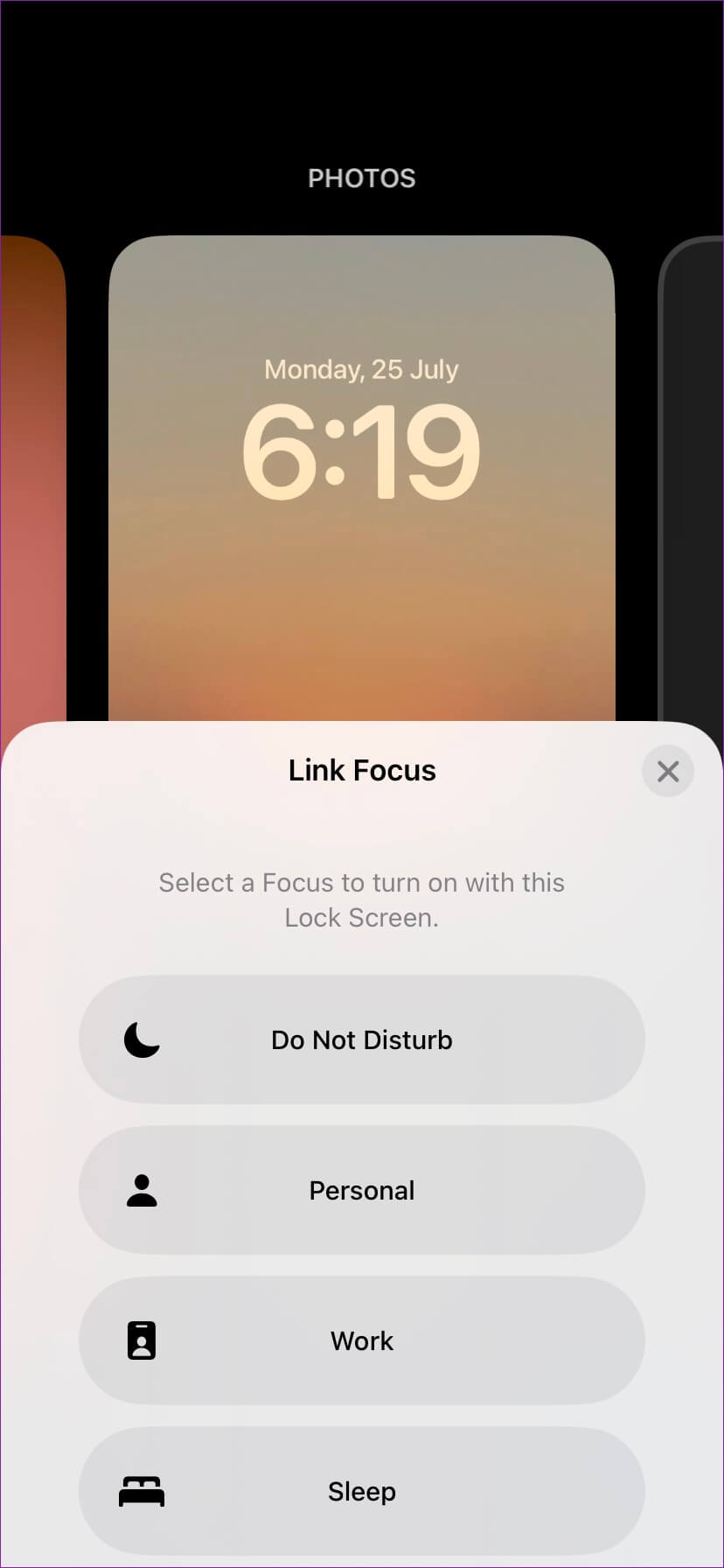link-focus-to-lock-screen-828x1792 كيف اغير شاشة القفل في iPhone تلقائيًا؟