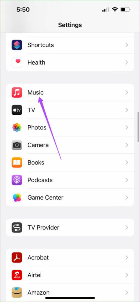 music-settings-iphone-1-474x1024-2-474x1024 أفضل 7 إصلاحات لعدم ظهور غلاف العمل الفني لألبوم Apple Music لا يظهر على iPhone