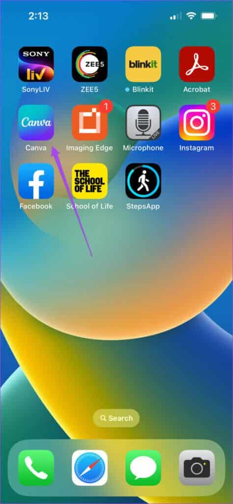 open-canva-on-iphone-474x1024-1-474x1024 كيفية إنشاء خلفية في اجتماع Zoom باستعمال Canva