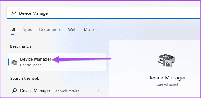 open-device-manager-windows-11 أفضل 9 إصلاحات لعدم عمل برنامج Netflix على Windows 11