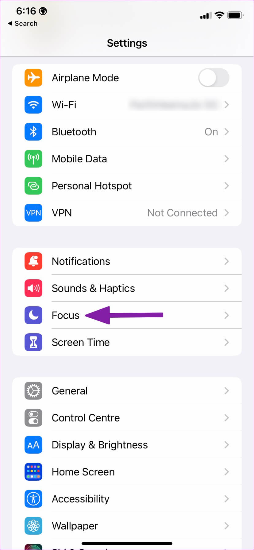 open-focus-menu-1-828x1792 كيف اغير شاشة القفل في iPhone تلقائيًا؟