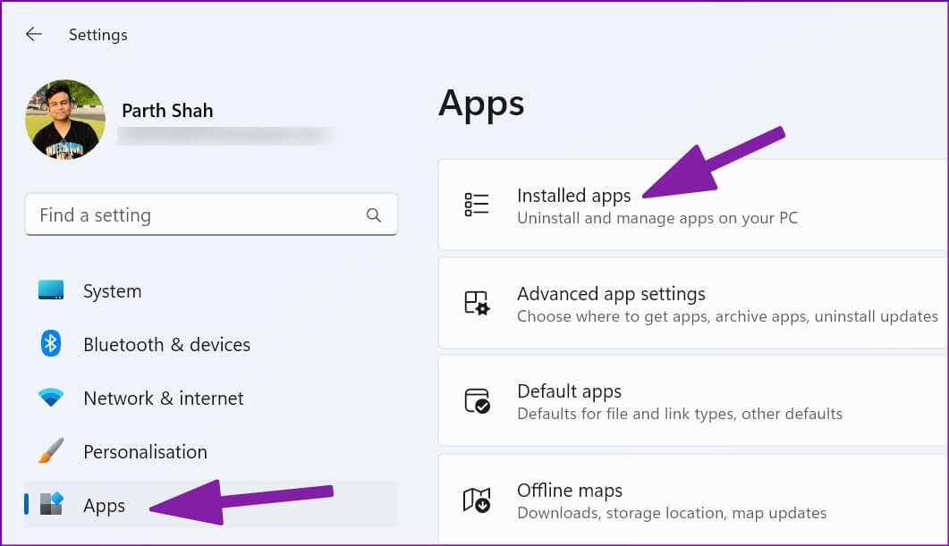 open-installed-apps--1061x611 طرق حل مشكلة في انتظار التنزيل على Microsoft Word