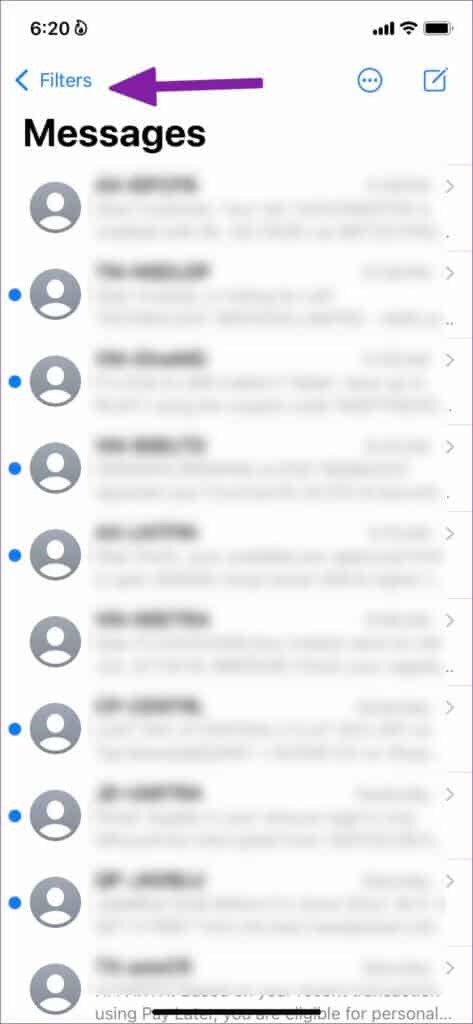 open-messages-filters-473x1024-1-473x1024 كيفية حظر الرسائل النصية من أرقام غير معروفة على iPhone و Android