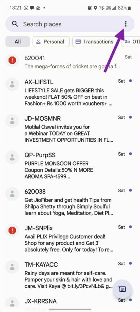 open-messages-more-menu-461x1024-1-461x1024 كيفية حظر الرسائل النصية من أرقام غير معروفة على iPhone و Android