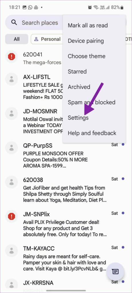 open-messages-settings-461x1024-1-461x1024 كيفية حظر الرسائل النصية من أرقام غير معروفة على iPhone و Android