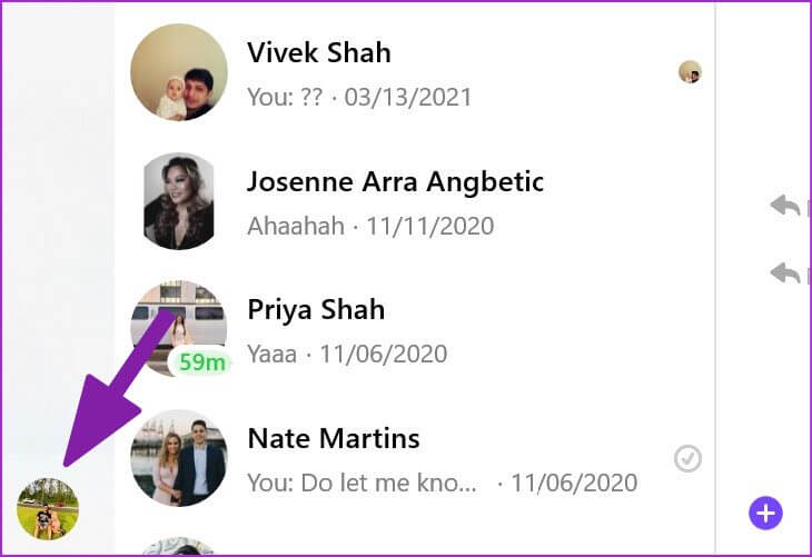 open-messenger-profile-730x501 طرق اصلاح عدم عمل Messenger Facebook على سطح المكتب