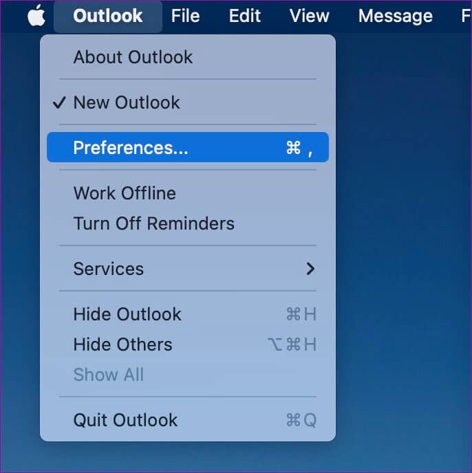 طرق لإصلاح عدم عمل إشعارات Outlook  على Mac - %categories