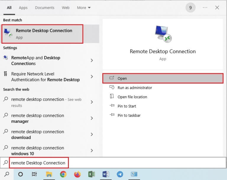 open-remote-desktop-connections-768x610-1-768x610 إصلاح أخطاء برنامج الاتصال بسطح المكتب البعيد